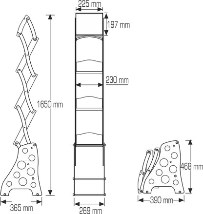 Foldable Brochure Stand