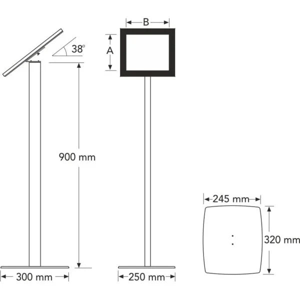 Magnetic LED Infoboard