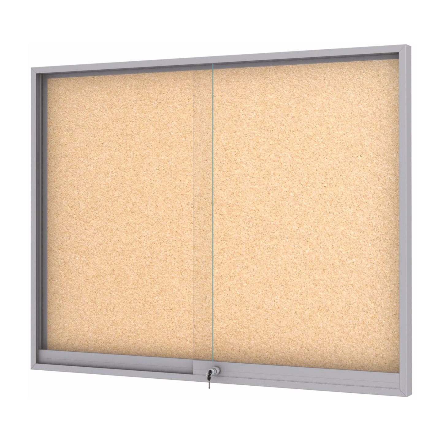 Midi Sliding Doors Notice Board "Cork"