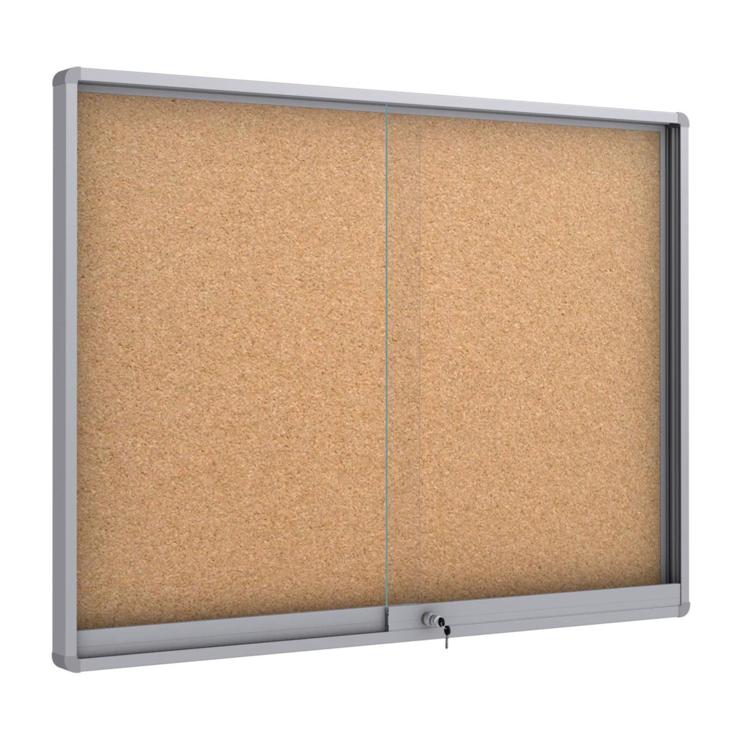 Midi Sliding Doors Notice Board "Cork"