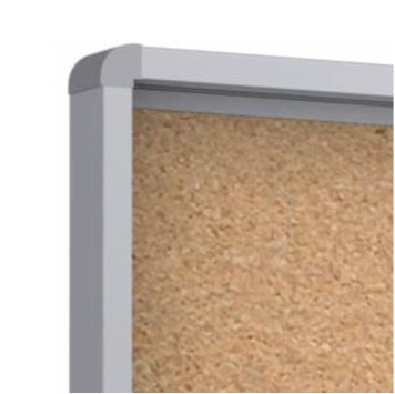 Midi Sliding Doors Notice Board "Cork"